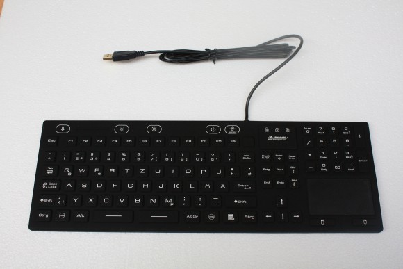 wasserdichte Tastatur mit Touchpad