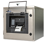 Edelstahl Zebra Etikettendrucker für Industrie | SPRI-400