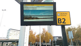 NEC & Schiphol Airport single LCD Schutzgehäuse