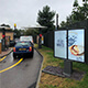 Fast-Food Samsung Digitales Kiosk Outdoor Schnellrestaurant Doppeltotem für McDonald's