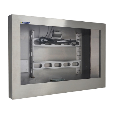 Edelstahl Display Gehäuse 42 Zoll für Produktionsumgebungen