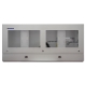 Geschlossener, frontaler Industrieller Doppelmonitor-PC-Schrank