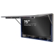 Offenes, links ausgerichtetes 75" IP69K Edelstahl Bildschirm Gehäuse mit installiertem Hisense 75E6NT