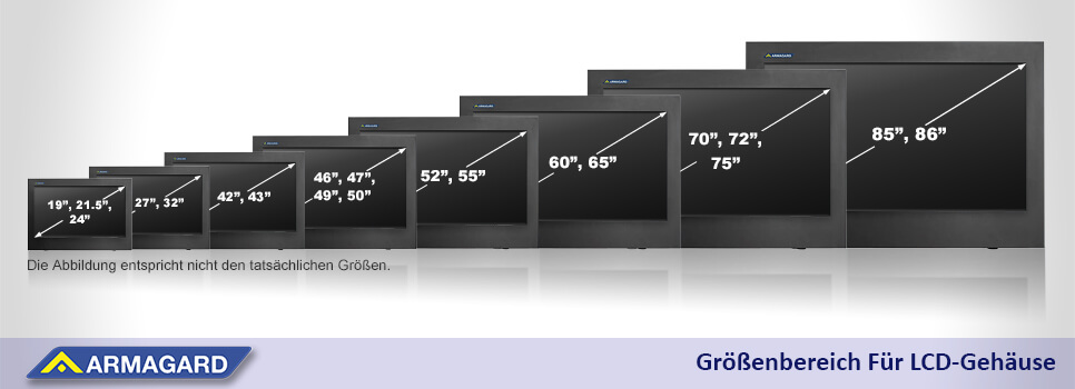 Armagard Wasserdichtes Outdoor TV-Gehäuse Sortiment