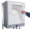 Industrial touch screen enclosure