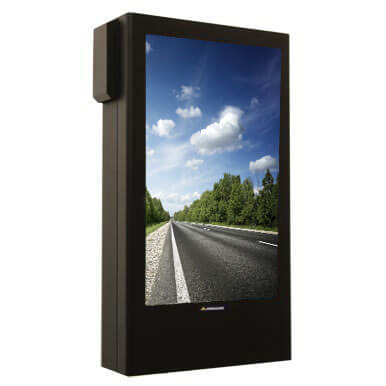 47" sonnentaugliche Display-Stele